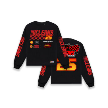 Cleans Racer Blk Longsleeve